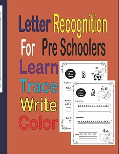 Letter Recognition for Preschools LearnTraceWriteColor